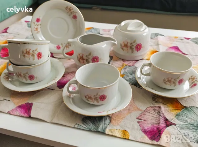 Стар български порцеланов сервиз Разград 