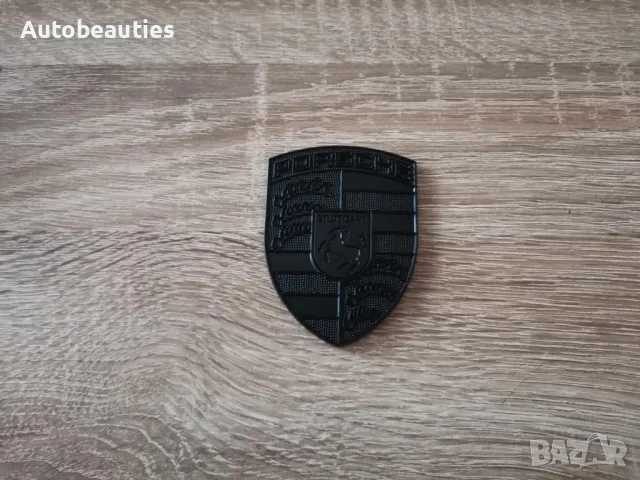 Черна Емблема лого Porsche