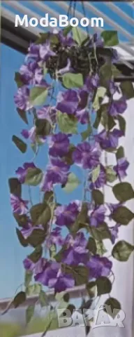 Флорална светлинна декорация - LED Слънчева кошница с цветя, снимка 4 - Декорация за дома - 48947505