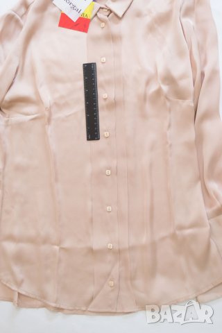 Дамска бежова риза Giorgal - M/L, снимка 5 - Ризи - 42593194
