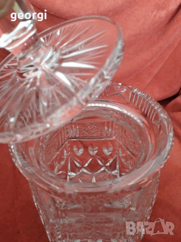 Кристална немска бонбониера , снимка 3 - Сервизи - 31580233