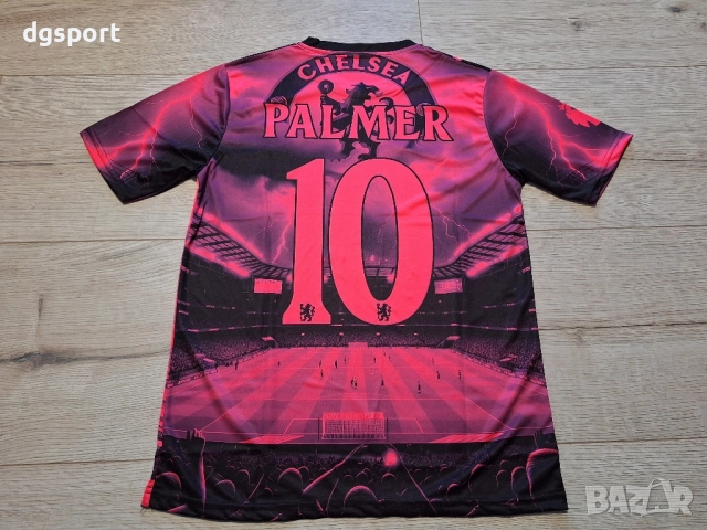 Флуоресцентна футболна фланелка на ЧЕЛСИ#КОУЛ ПАЛМЪР#10!