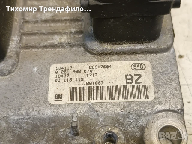 ECU 0 261 206 074 Компютър Opel Corsa C 0261206074, 1.2 бензин 09 115 112 , 09115112 BZ