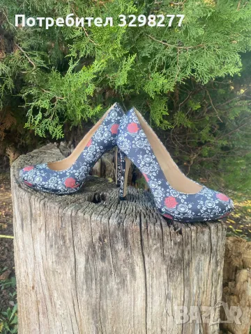 Дамски обувки с ток Bata, снимка 2 - Дамски обувки на ток - 48429045