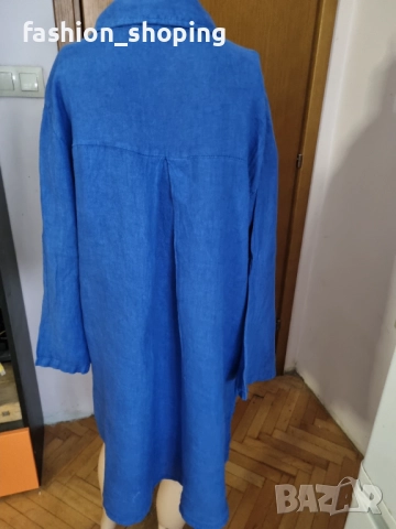 Ленена туника/ рокля тип риза, снимка 4 - Туники - 51878373