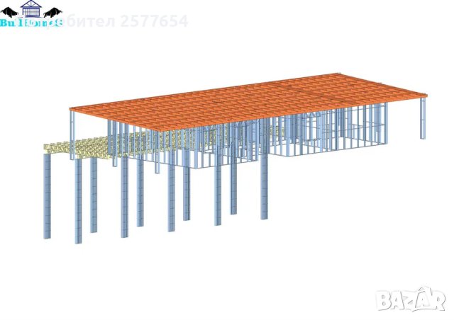 Хале,Халета,Складове,Навеси-187м2, снимка 4 - Строителни материали - 44147329