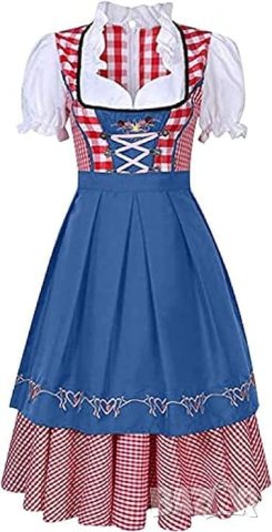  Косплей костюм рокля немска униформа баварска, снимка 8 - Рокли - 42855573