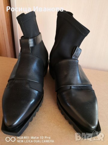 Боти неопрен и кожа, снимка 3 - Дамски боти - 38805417