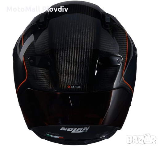 Каска Nolan X-804 RS Ultra Carbon Asso Di Picche 342 Black Red – Гланц ECE 22.06, снимка 6 - Аксесоари и консумативи - 51890023