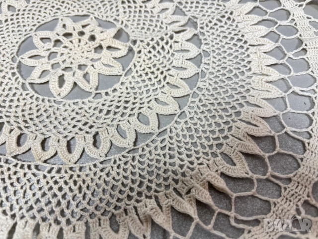 Карета плетени на 1 кука φ40 см. -ръчна изработка, снимка 6 - Декорация за дома - 54079532