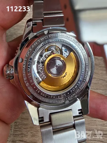 БАРТЕР Steinhart Ocean Two Swiss Made Automatic-Sellita SW300 (ETA 2892), снимка 5 - Мъжки - 55808464