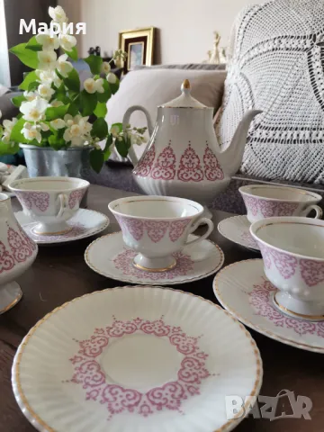 Български порцелан Китка, снимка 4 - Сервизи - 47436003