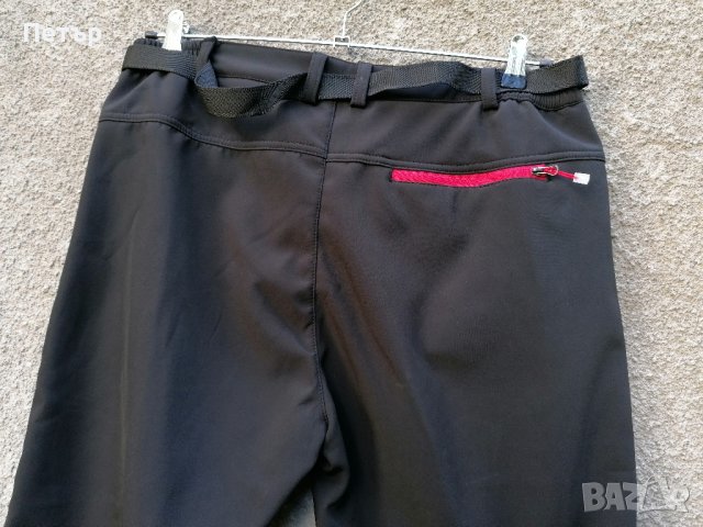 Продавам много здрав черен софт шел панталон Ex-Stretch с кръпки на коленете, снимка 8 - Панталони - 42894774