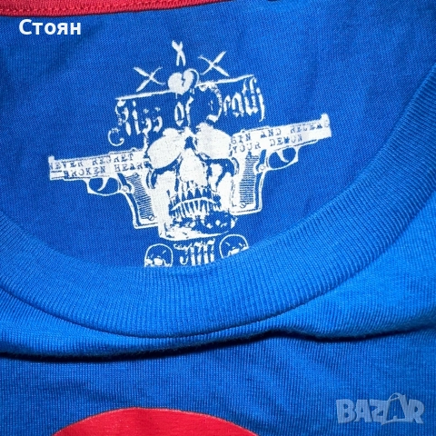 Kiss of Death Long Sleeve, снимка 3 - Блузи - 52596856