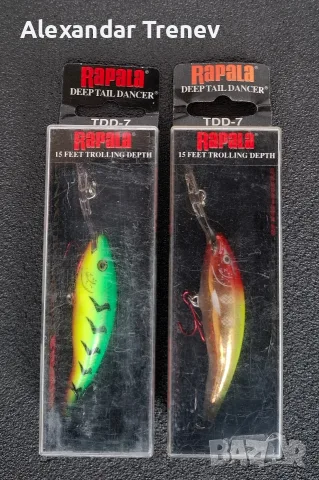 Воблери Rapala TD,TDD,STD, снимка 6 - Екипировка - 55713756