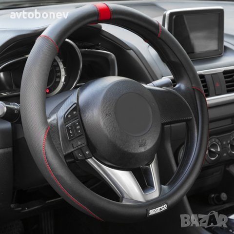 Калъф за волан SPARCO-SPS124RD-М38см., снимка 2 - Аксесоари и консумативи - 40289951
