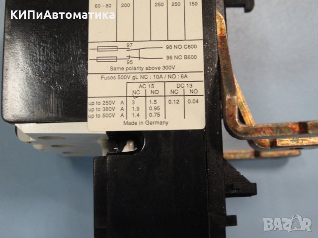 термореле ABB T80 DU Thermal relay 52A, снимка 4 - Електродвигатели - 34451877