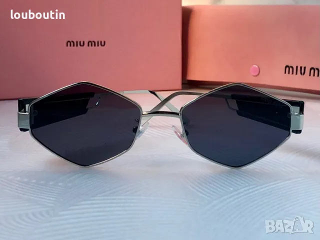 Miu 2024 дамски слънчеви очила ромб 3 цвята, снимка 12 - Слънчеви и диоптрични очила - 48017337