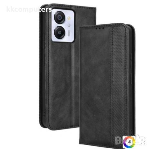 Blackview Color 8 / Oscal Modern 8 Retro Texture Wallet Калъф и Протектор, снимка 4 - Калъфи, кейсове - 53242453