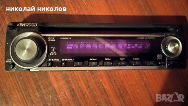 Панел за авто СД плеър Kenwood KDC-W4034