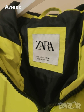 Уникално,мъжко яке в цвят лайм., снимка 5 - Якета - 52410932