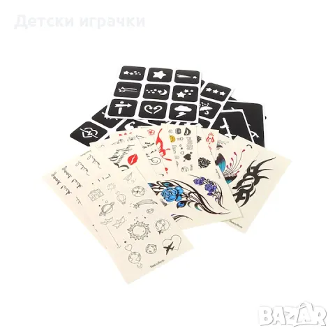 Комплект за татуировки , снимка 3 - Образователни игри - 48492118