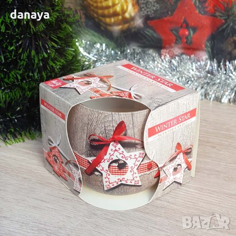 1809 Коледна ароматизирана свещ в чаша Winter Star