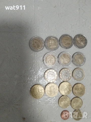 Лот от евромонети, снимка 3 - Нумизматика и бонистика - 53343797