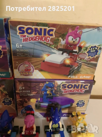 лот фигурки Sonik с превозни средства, снимка 3 - Фигурки - 52296080