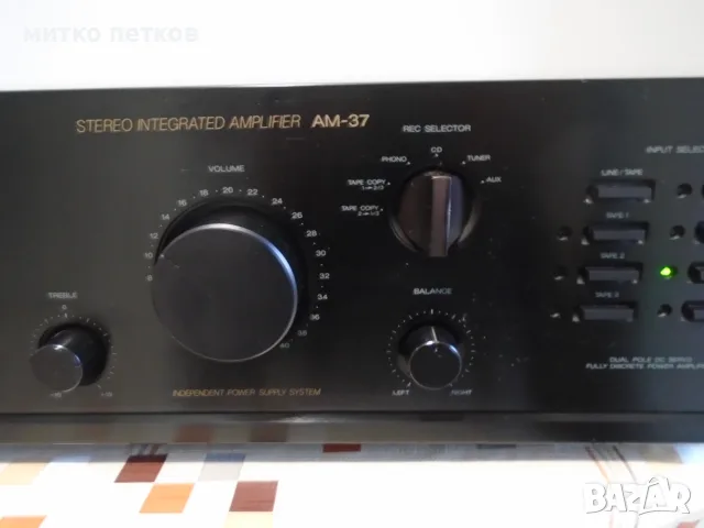 усилвател Akai am-37, снимка 3 - Ресийвъри, усилватели, смесителни пултове - 56488386
