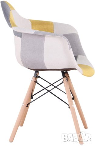 Висококачествени трапезни столове тип кресло пачуърк МОДЕЛ 137, снимка 3 - Столове - 42106309