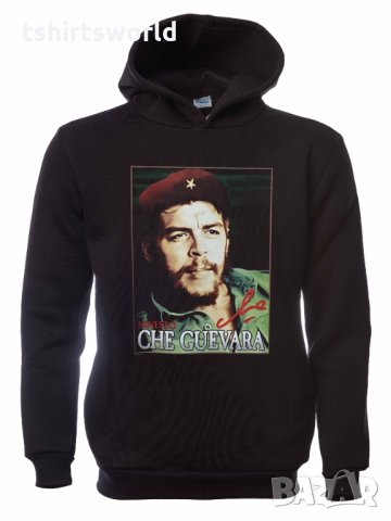 Нов мъжки суичър с дигитален печат на революционера Че Гевара