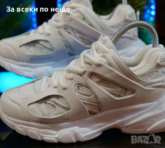 Balenciaga track Унисекс Маратонки👟Дамски Маратонки👟Мъжки Спортни Обувки Цвят- Бяло Код S468, снимка 4 - Маратонки - 55933987