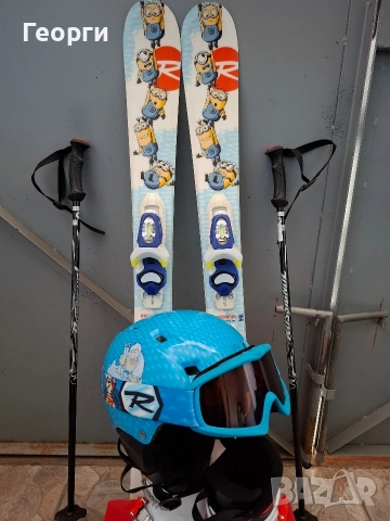 Детски комплект Rossignol-104см.+обувки Rossignol-20.5, снимка 2 - Зимни спортове - 51998663