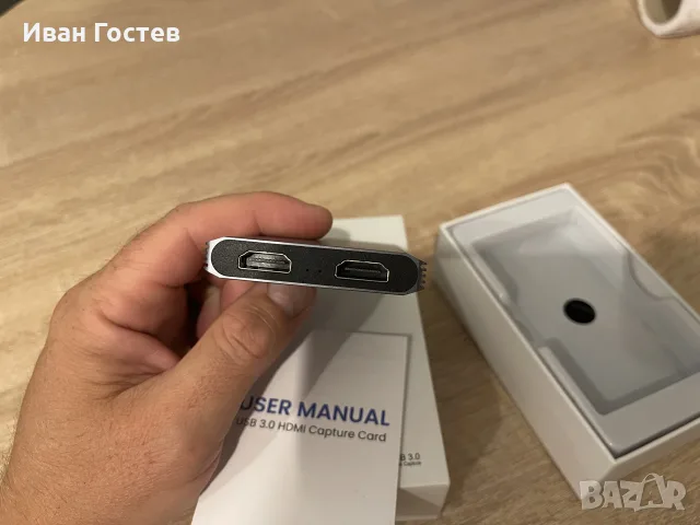 Нова 4K HDMI Кепчър карта USB 3.0 / Type-C (Video Capture Card) – пълен комплект, снимка 3 - Кабели и адаптери - 56185991