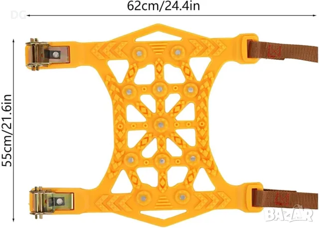 Комплект вериги за сняг 6 броя, снимка 7 - Аксесоари и консумативи - 48090866