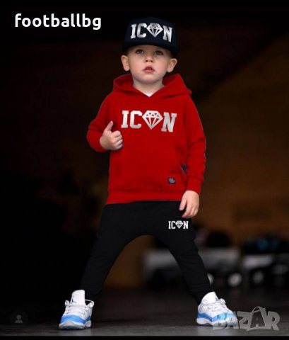 Страхотен детски комплект ❤ ICON 💙 от три части, снимка 2 - Детски комплекти - 34460168