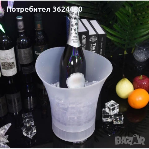 Кофа за лед с светлини и високоговорител 4863, снимка 3 - Други стоки за дома - 53356012