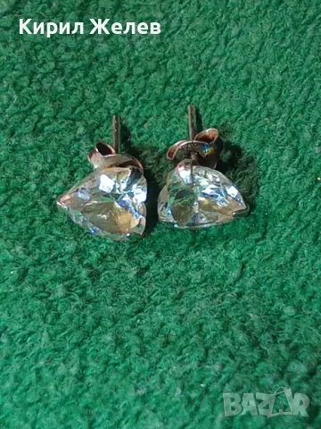 ШАРМАНТНИ СКЪПОЦЕННИ СРЕБЪРНИ ОБЕЦИ СРЕБРО 925 с ЮВЕЛИРНО ФАСЕТИРАН ЧИСТ ПЛАНИНСКИ КРИСТАЛ 45568, снимка 13 - Обеци - 46235139