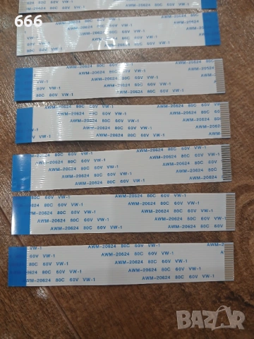 10 броя Лентови кабели, снимка 2 - Кабели и адаптери - 53940408