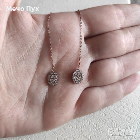 Сребърни обеци (115), снимка 5 - Обеци - 42862965