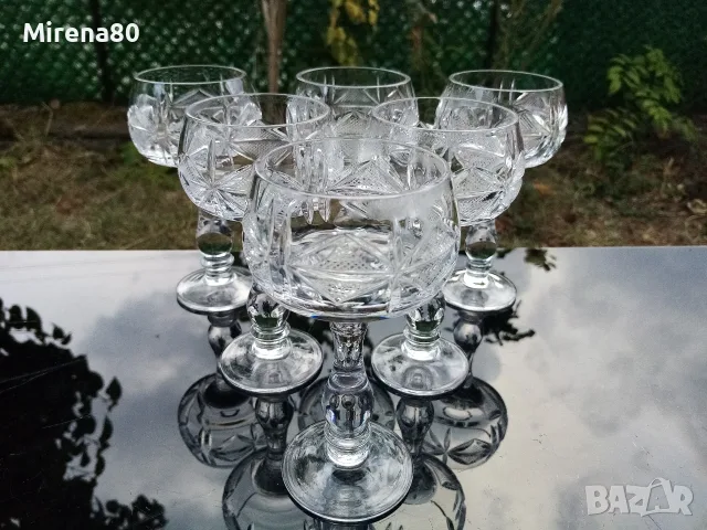 * Моника ромб * - кристален сервиз за алкохол