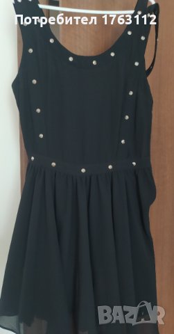 Firetrap скейтърска рокля, с къдрава подплата, цип отстрани, капси, S размер, снимка 4 - Рокли - 42354463