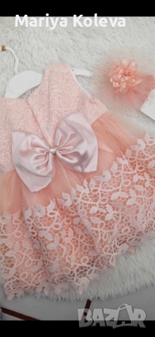 Рокля за погача, снимка 3 - Бебешки рокли - 51925053