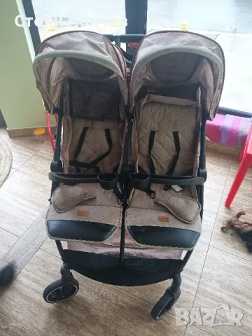Бебешка количка за близнаци Moni rome, снимка 1