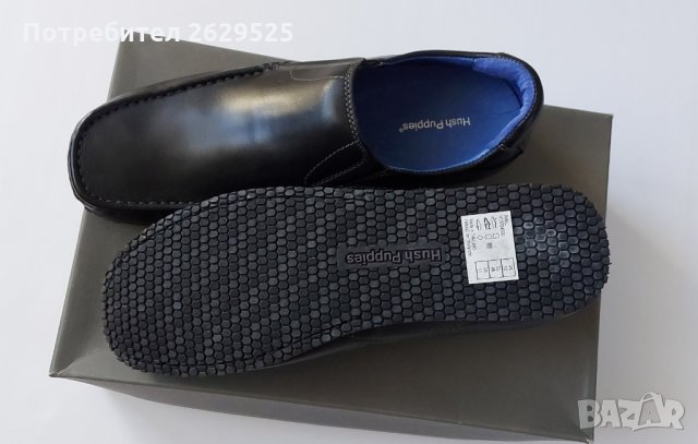 Нови и Оригинални мокасини Hush Puppies размер 45 естествена кожа, снимка 3 - Мокасини - 30769967
