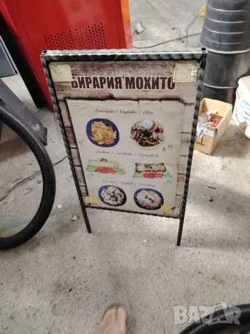 стойка за меню от ковано желязо , снимка 3 - Обзавеждане за заведение - 47805330