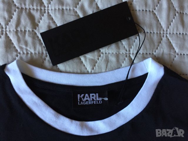 Karl Lagerfeld оригинална нова мъжка тениска S, снимка 4 - Тениски - 33772198