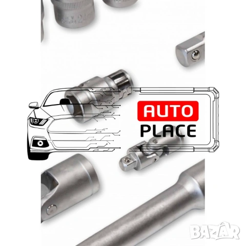 Гедоре 108 части 1/4“и 1/2“ RockForce, снимка 5 - Гедорета - 53909041