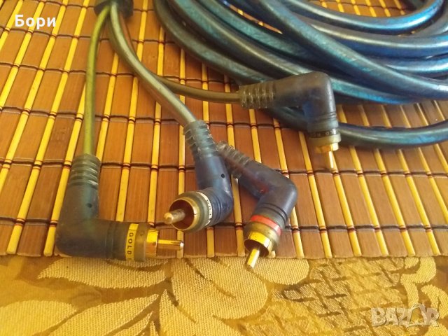 Качествен професионален аудио кабел 5 метра, снимка 2 - Други - 29426126